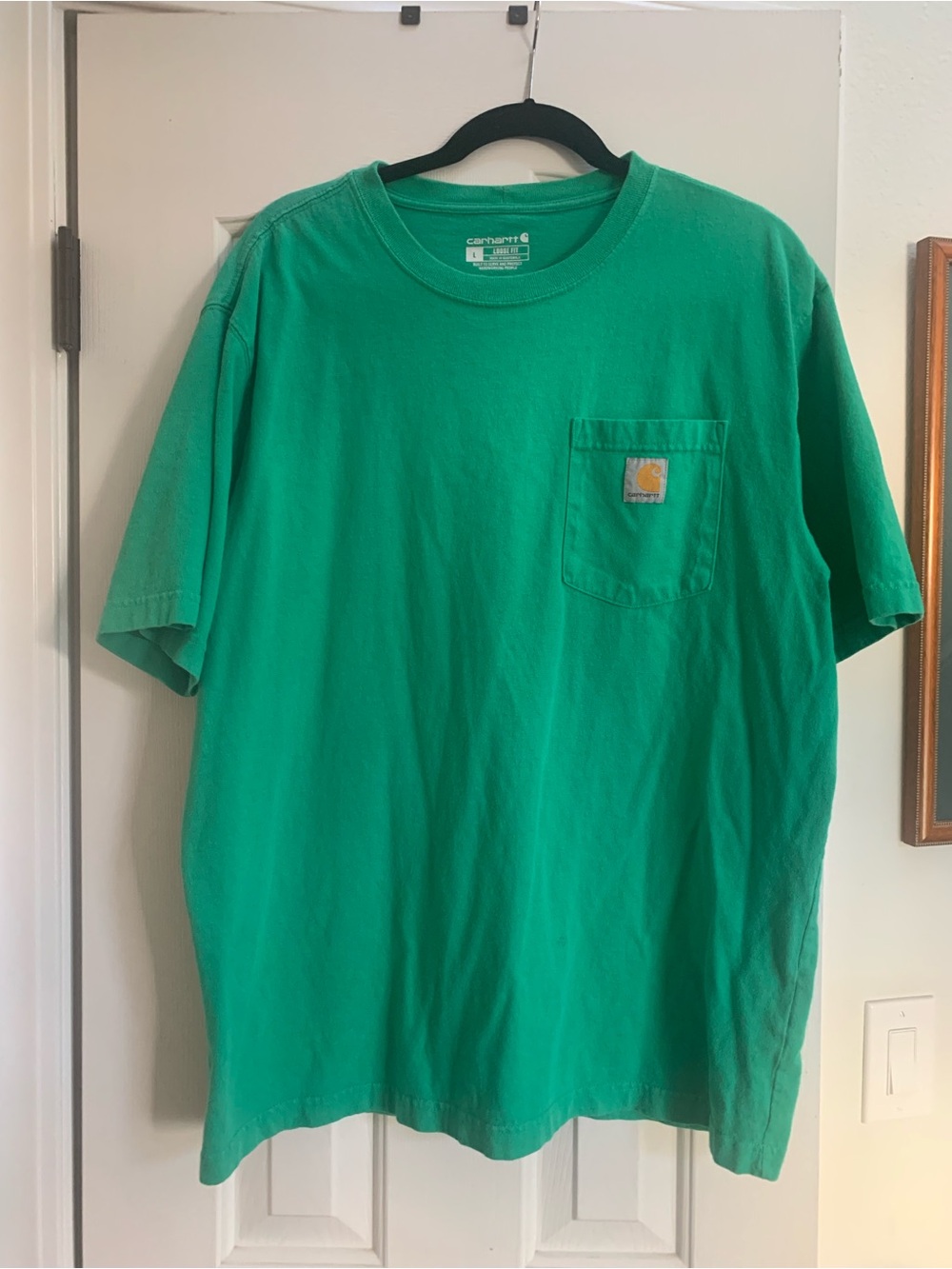 Carhartt Men's Pocket Tee in Bright Green